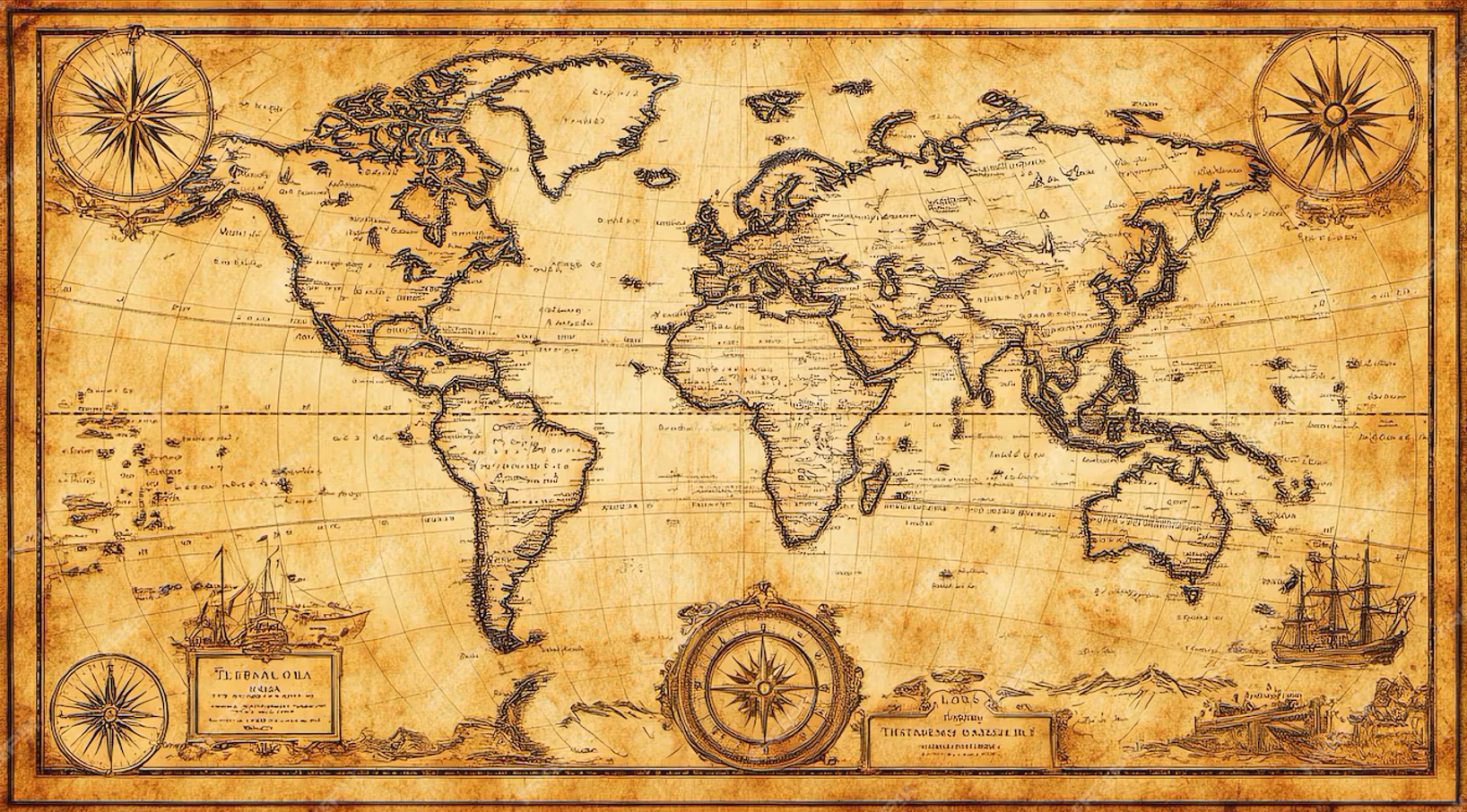 Vintage World Map